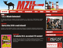 Tablet Screenshot of mzhpraha.cz